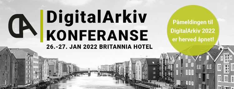 DigitalArkiv konferanse påmelding